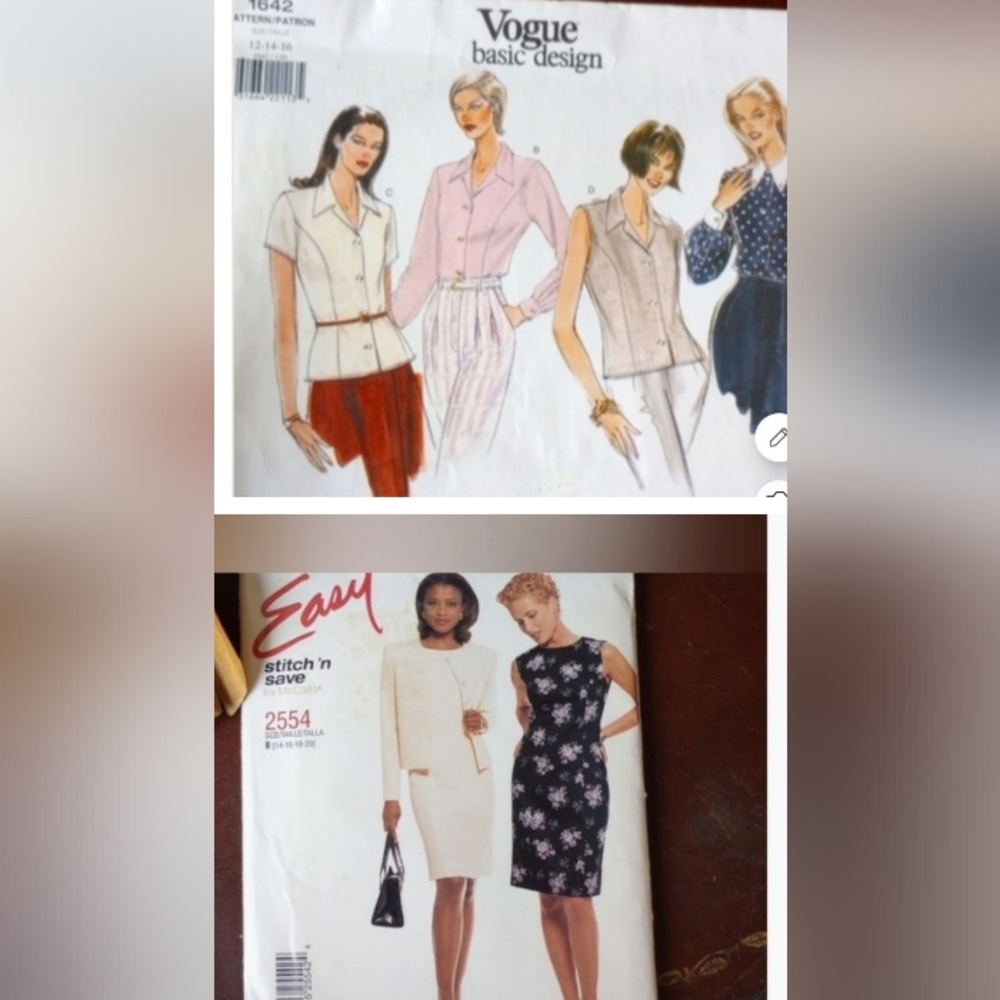 LOT OF 4!! McCalls,VOGUE,SIMPLICITY WOMEN FASHIONS,ALL NEW UNCUT,UNUSED